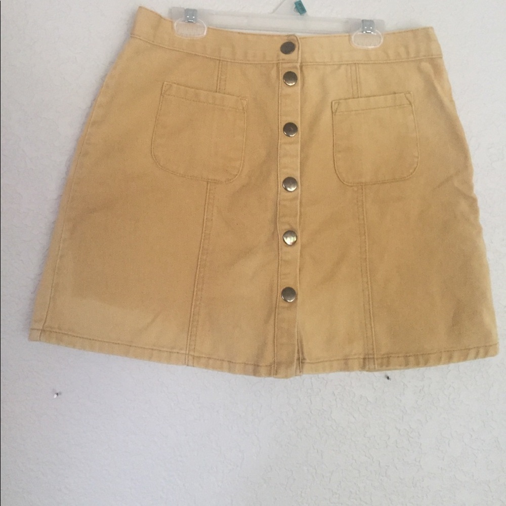 Urban Outfitters yellow skirt